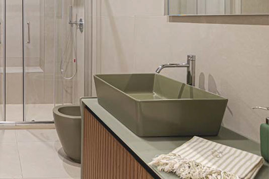 Arredo Design - Sala da bagno e wellness, toni caldi